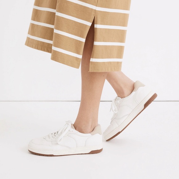 Madewell Shoes - MADEWELL  shoes white leather court sneakers 
MWL size 9M